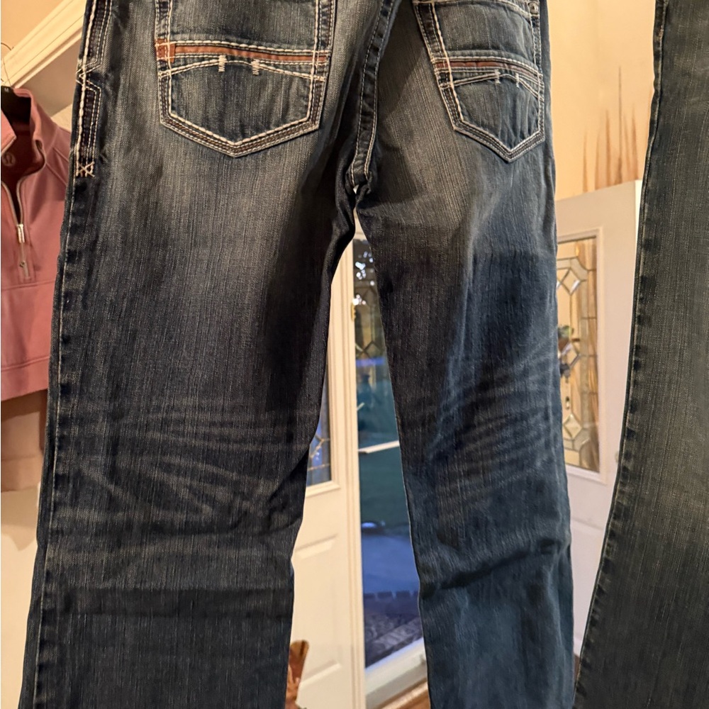 Ariat Men's Dark Blue Bootcut Jeans - Picture 5 of 5
